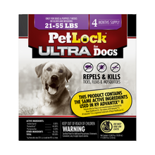 Load image into Gallery viewer, Petlock Ult Max Flea &amp; Tick for Dogs