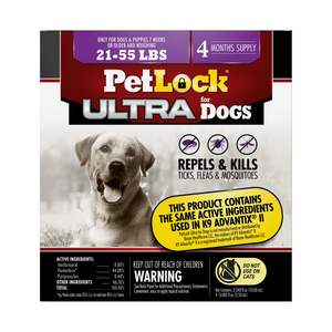Petlock Ult Max Flea & Tick for Dogs