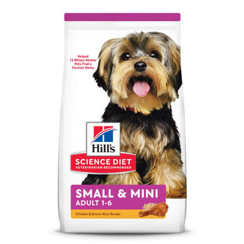 Hill's Science Diet Adult Small Paws Chicken Meal & Rice Recipe Dry Dog Food