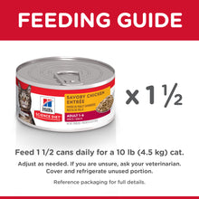 Load image into Gallery viewer, Hill&#39;s Science Diet Adult Savory Chicken Entree Canned Cat Food