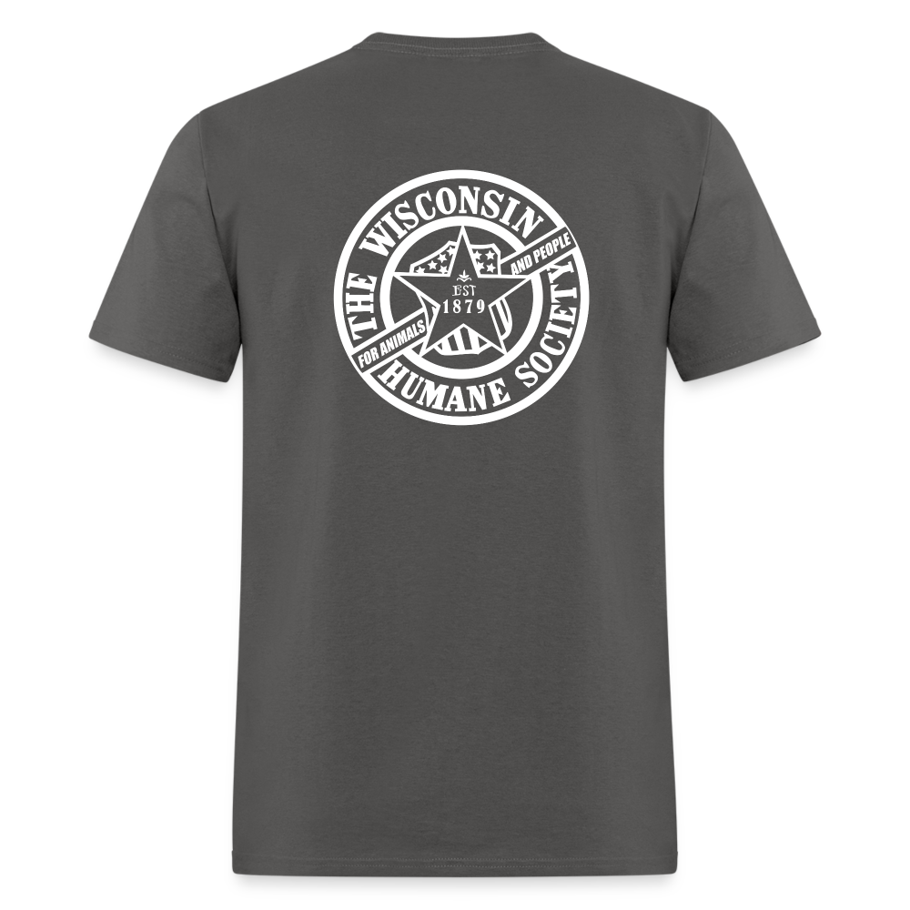 WHS 1879 Logo 2-Sided Classic T-Shirt - charcoal