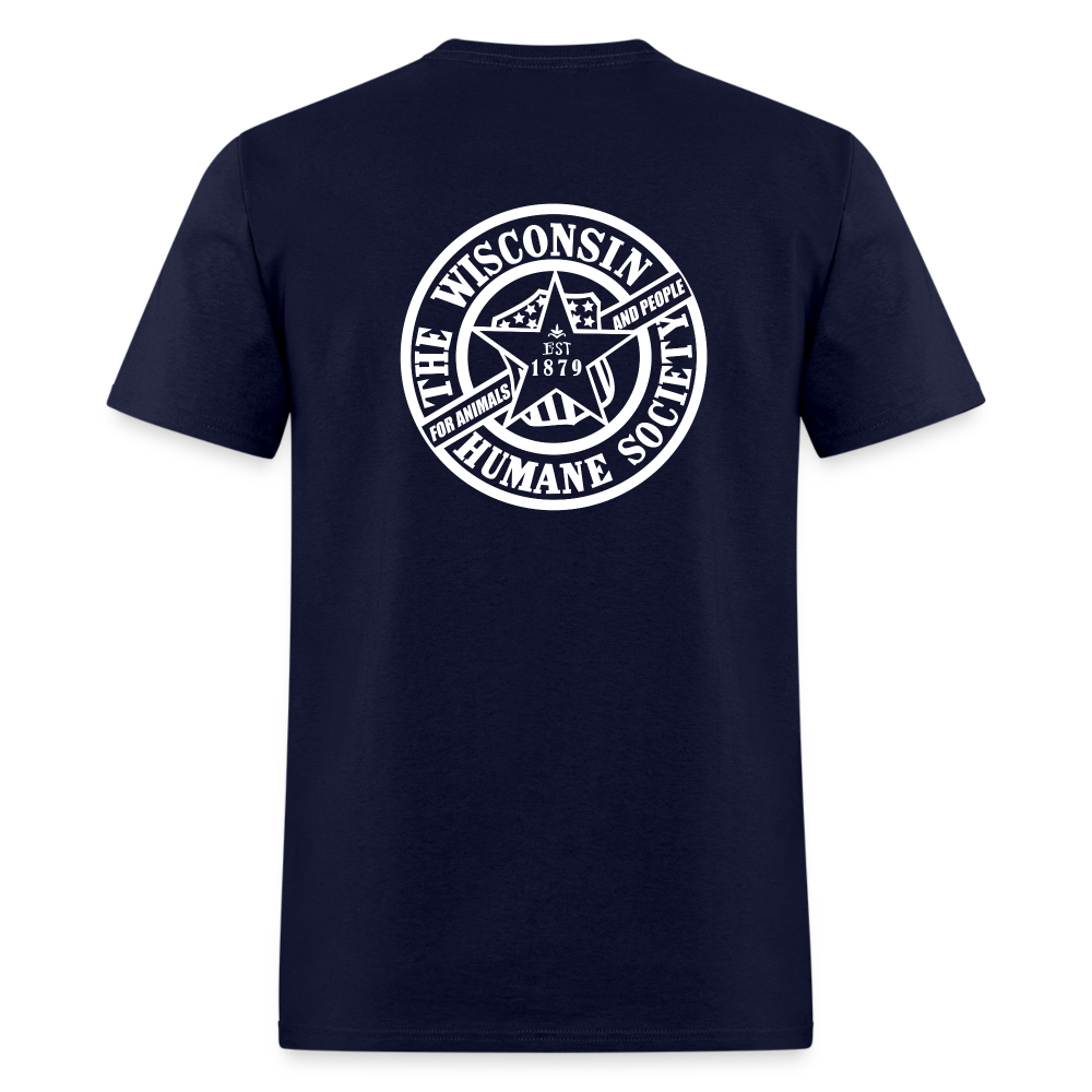 WHS 1879 Logo 2-Sided Classic T-Shirt - navy