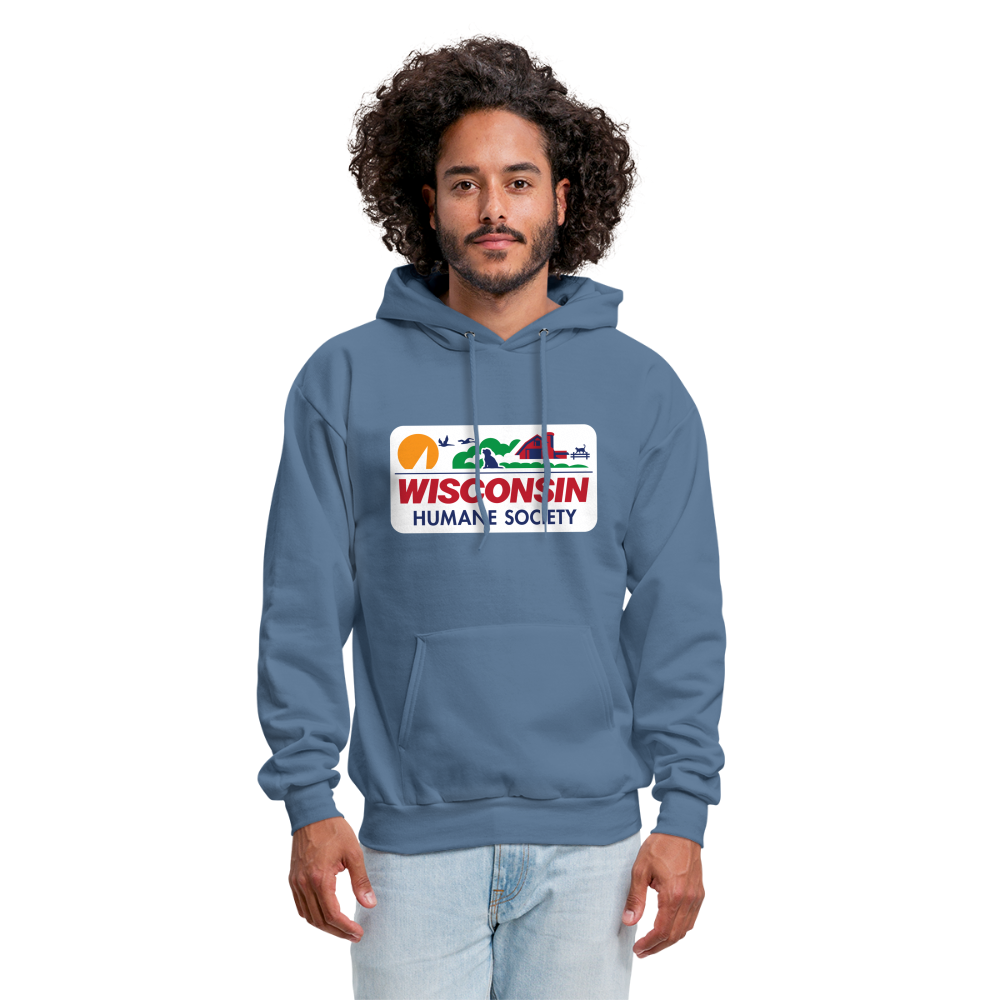 WHS License Plate Hoodie - denim blue