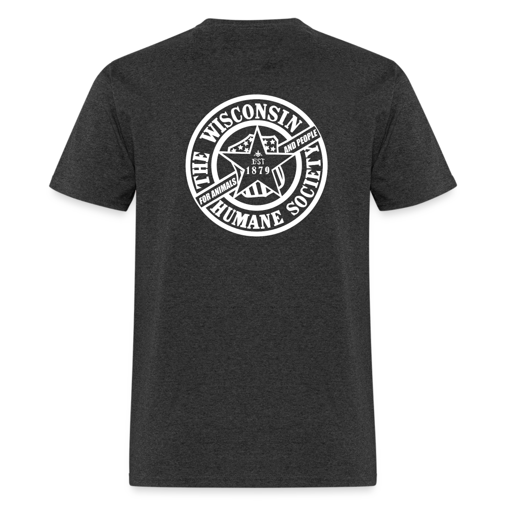 WHS 1879 Logo 2-Sided Classic T-Shirt - heather black