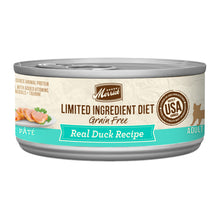 Load image into Gallery viewer, Merrick Limited Ingredient Diet Premium Grain Free And Natural Canned Pate Wet Cat Food, Duck Recipe