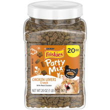 Load image into Gallery viewer, Friskies Party Mix Chicken Lovers Crunch Cat Treats