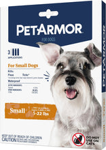 Load image into Gallery viewer, PetArmor Plus Flea &amp; Tick Spot Treatment for Dogs 5-22 lbs