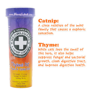 Meowijuana Thyme Out Catnip and Thyme Blend