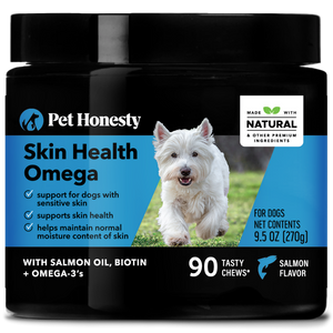 Pet Honesty Dog Salmon Skin Health Omega Fish Oil Soft Chews, Salmon