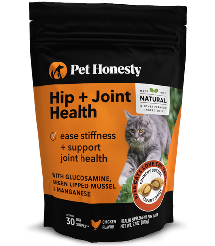 Pet Honesty Cat Hip & Joint Health Dual Texture Chews, Chicken