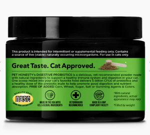 Pet Honesty Cat Digestive Probiotics Powder,  Chicken & Fish