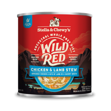 Load image into Gallery viewer, Stella &amp; Chewy&#39;s Wild Red Wet Dog Food Chicken &amp; Lamb Stew High Protein Recipe