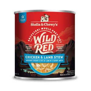 Stella & Chewy's Wild Red Wet Dog Food Chicken & Lamb Stew High Protein Recipe