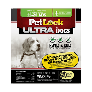 Petlock Ult Max Flea & Tick for Dogs