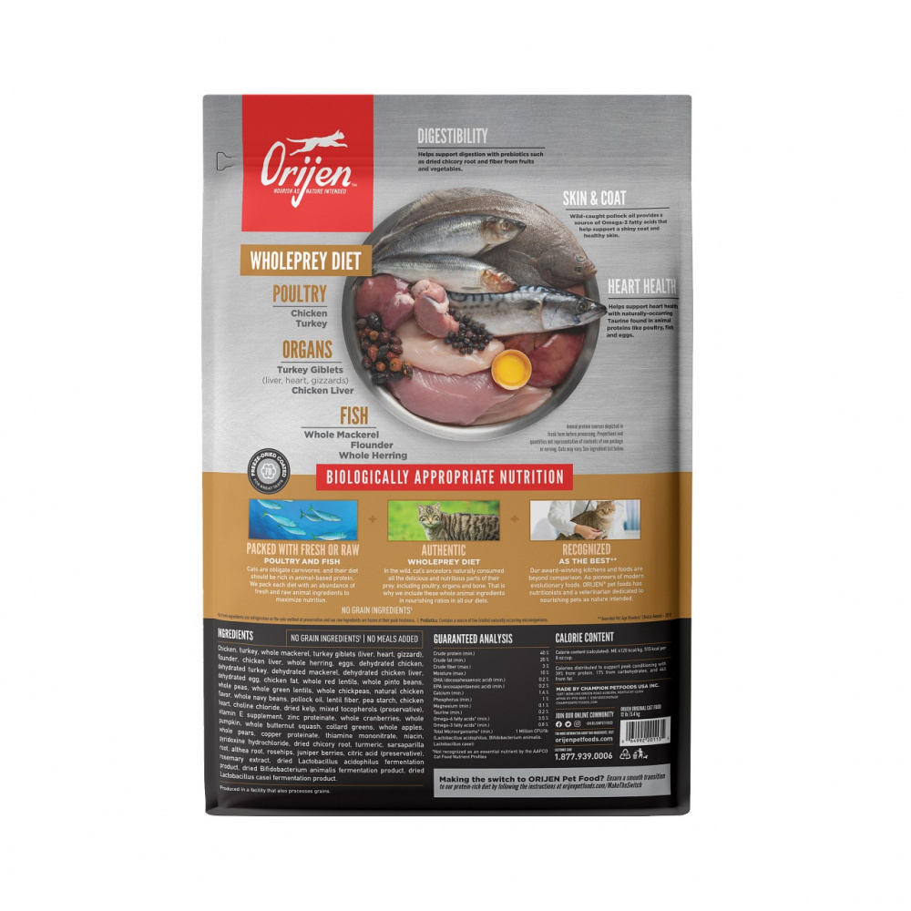 Orijen Cat & Kitten Grain Free Dry Cat Food