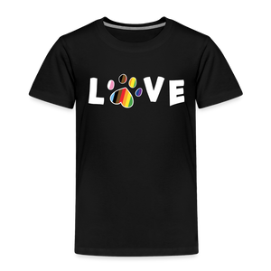 Pride Love Toddler Premium T-Shirt - black