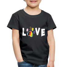 Load image into Gallery viewer, Pride Love Toddler Premium T-Shirt - black