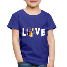 Load image into Gallery viewer, Pride Love Toddler Premium T-Shirt - royal blue