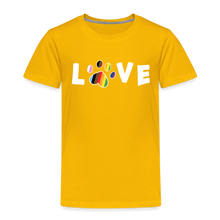 Load image into Gallery viewer, Pride Love Toddler Premium T-Shirt - sun yellow