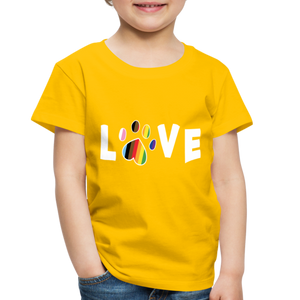Pride Love Toddler Premium T-Shirt - sun yellow