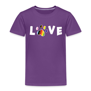 Pride Love Toddler Premium T-Shirt - purple