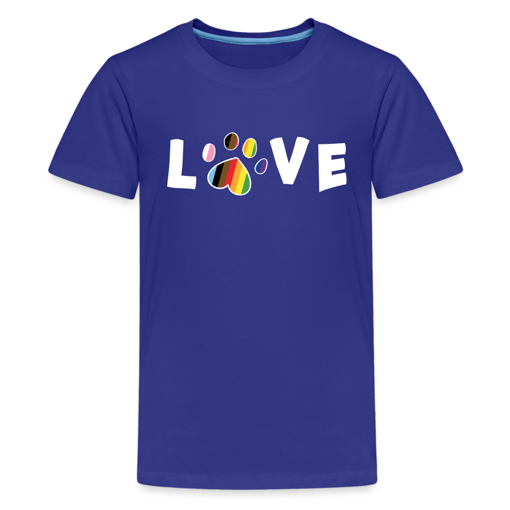Pride Love Kids' Premium T-Shirt - royal blue