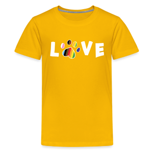 Pride Love Kids' Premium T-Shirt - sun yellow