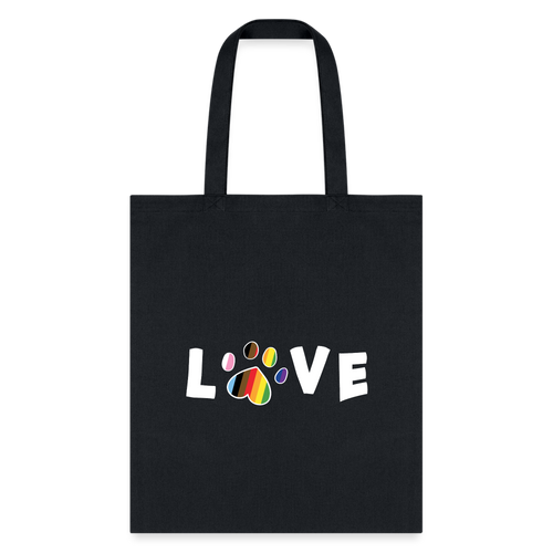 Pride Love Tote Bag - black