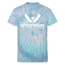 Load image into Gallery viewer, WHS Logo Tie Dye T-Shirt - blue lagoon
