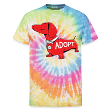 Load image into Gallery viewer, &quot;Big Red Dog&quot; Tie Dye T-Shirt - rainbow
