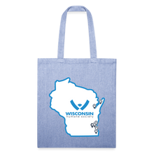 Load image into Gallery viewer, WHS State Logo Recycled Tote Bag - light Denim