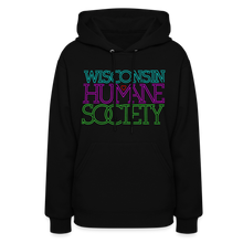 Load image into Gallery viewer, WHS 1987 Neon Logo Contoured Hoodie - black