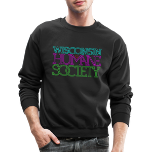WHS 1987 Neon Logo Crewneck Sweatshirt - black