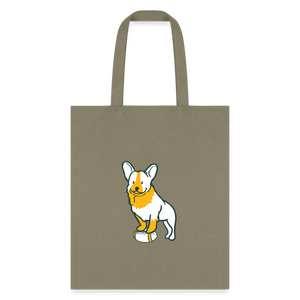 Puppy Love Tote Bag - khaki
