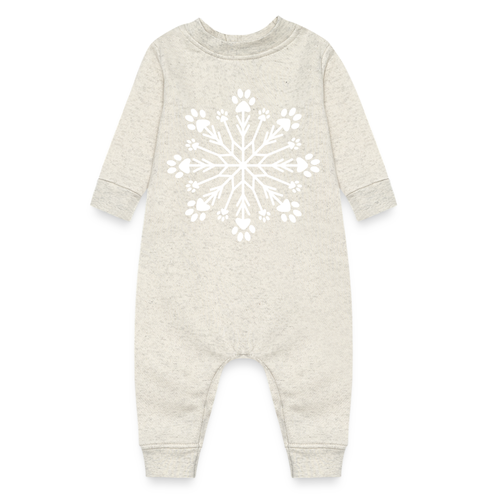 Paw Snowflake Baby Fleece One Piece Wisconsin Humane Society