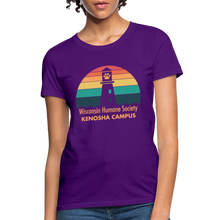 Load image into Gallery viewer, WHS Kenosha Logo Contoured T-Shirt - purple