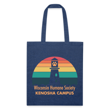 Load image into Gallery viewer, WHS Kenosha Logo Recycled Tote Bag - heather navy