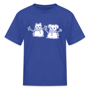 Snowfriends Kids' T-Shirt - royal blue