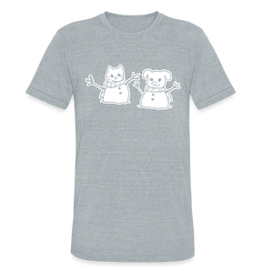 Snowfriends Tri-Blend T-Shirt - heather grey