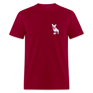 Pink Puppy Love Classic T-Shirt - dark red