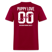 Load image into Gallery viewer, Pink Puppy Love Classic T-Shirt - dark red