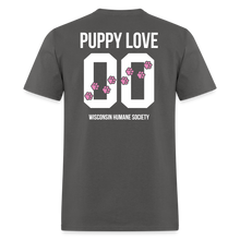 Load image into Gallery viewer, Pink Puppy Love Classic T-Shirt - charcoal