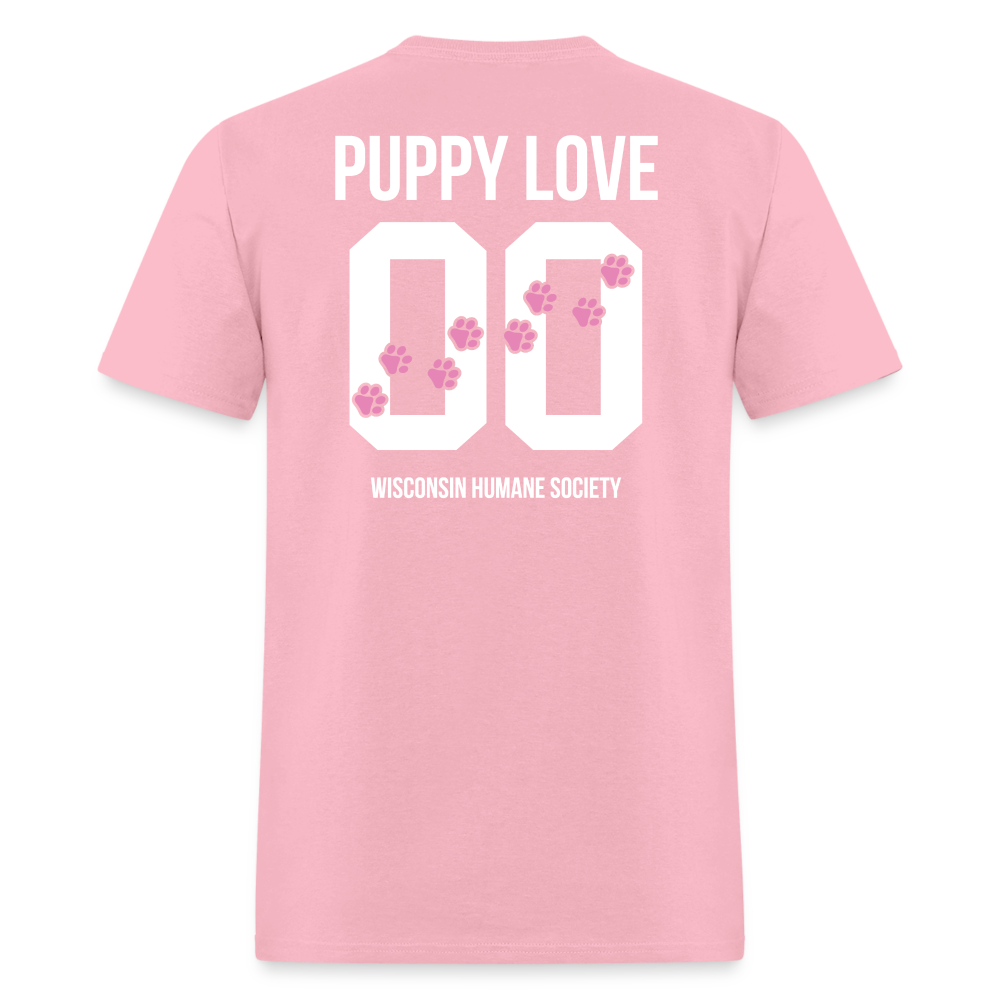 Pink Puppy Love Classic T-Shirt - pink