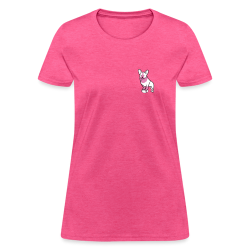 Pink Puppy Love Contoured T-Shirt - heather pink