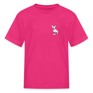 Pink Puppy Love Kids' T-Shirt - fuchsia
