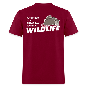 WHS Wildlife Classic T-Shirt - burgundy