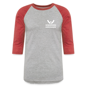 WHS Wildlife Baseball T-Shirt - heather gray/red