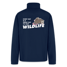 Load image into Gallery viewer, WHS Wildlife Classic Soft Shell Jacket - navy