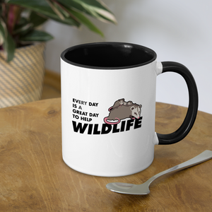 WHS Wildlife Contrast Coffee Mug - white/black