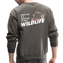 Load image into Gallery viewer, WHS Wildlife Crewneck Sweatshirt - asphalt gray